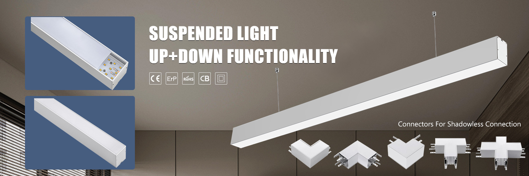 LED Linear Pendant Light
