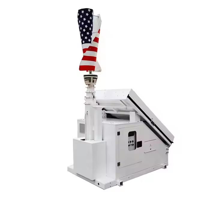 SM04 Solar Light Tower with Wind Turbine